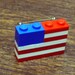 LEGO American Flag Pin