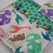 Zoo Menagerie in Teal DELUXE Crayon Wallet