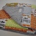 Rustic Forest Patchwork Baby Blanket 32 x 32 MADE TO ORDER
