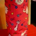The Tall Project Bag Cats with their yarn balls Hot Pink B - 8