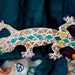 Stained Glass Mosaic Gecko