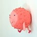 pink creature art doll