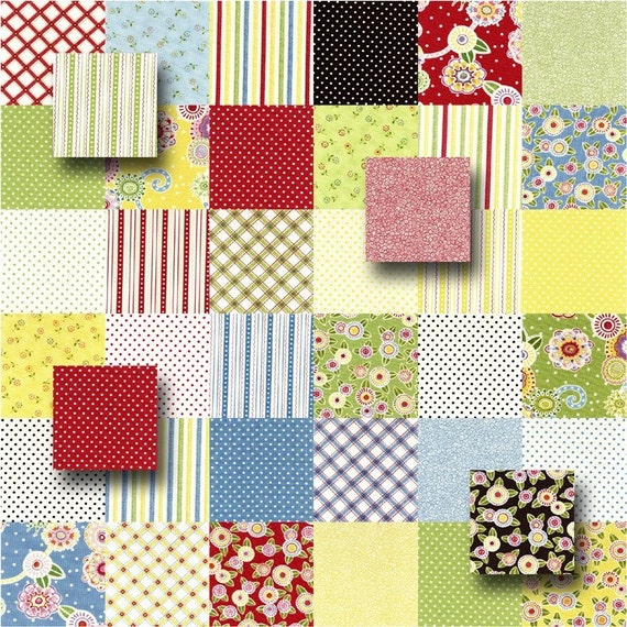 Moda FRIENDS AND FLOWERS by Mary Engelbreit Quilt Fabric