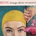 1950s Vintage AVON COSMETICS Advertising... Double Page Ad