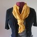 Infinity scarf in mustard sophisticate fashion