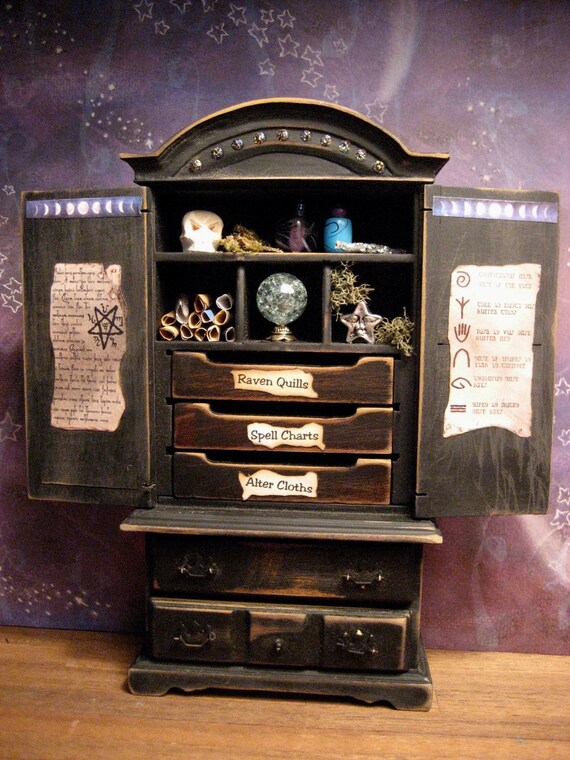 Witch or Wizard's SpellWork Cupboard
