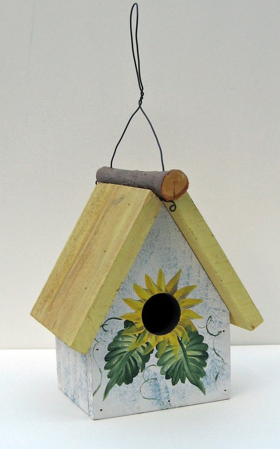 Sunflower Hanging Birdhouse