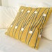 Golden Honey pillow cover with design inspired by Mosaics