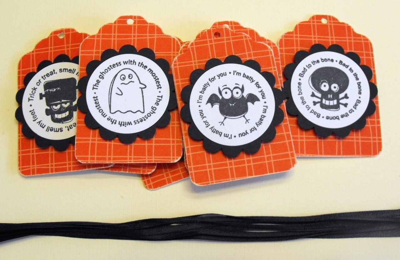 8 Halloween Gift Tags Cute Sayings