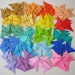 100 Origami Butterflies in Assorted Colours