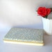 Vintage Jewelry Box Faux Leather Embossed Jewelry Box Shabby Chic Mid Century Mele Wedgwood Blue