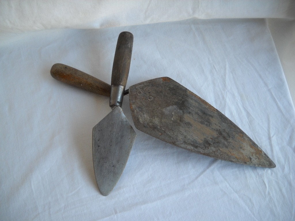 Vintage Trowels Wooden Handled Trowel Gardening Tools Set of