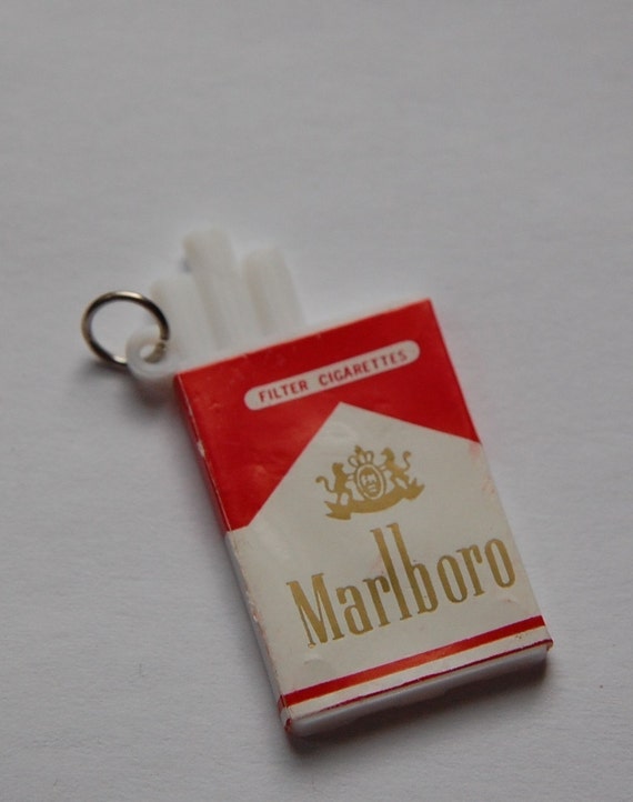 Vintage Cigarette Charm Pendant chr085 by yummytreasures on Etsy
