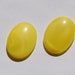 Yellow Oval Vintage Moonglow Cabochons 24mm x 18mm cab397