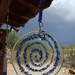 Free Shipping...Blue Circular Suncatcher