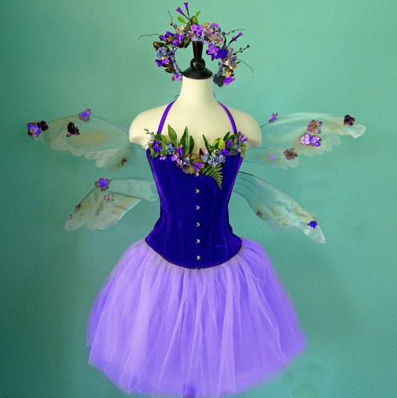 Items similar to Fairy Costume - The Purple Passion Faerie - adult size ...