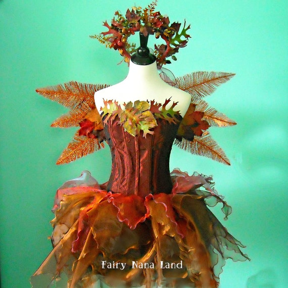 Items similar to LIMITED SALE - Adult fairy costume - The Copper Acorn ...