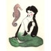 Little Mermaid Art - The Interloper - 4 X 6 print