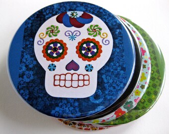 Day of the Dead // Dia de los Muertos Coasters // Sugar Skull
