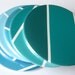 Turquoise Coasters // Recycled Paint Samples // Choose Your Own Color