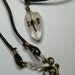 Quartz: Rock Quartz with a dragonfly charm, necklace