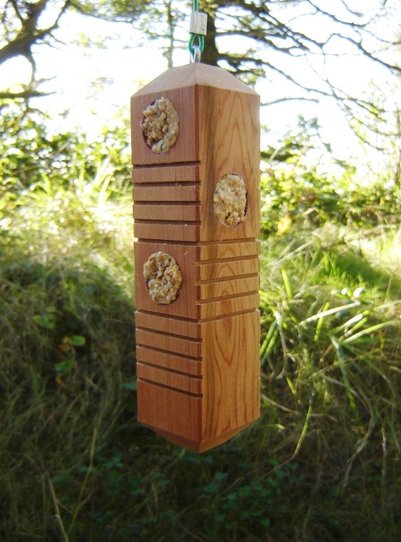 Woodpecker Feeder From Reclaimed Wood with by andrewsreclaimed