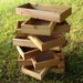 Seed Starting Trays For Early Seed Germination, Cedar Wood, Ten Pack