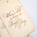 Baby Tags Angel Sings Favor Gift Tags Shabby Chic