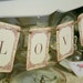 Love Garland / Banner Engagement Wedding Photo Prop Bridal Shower Decoration