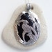 Parrot Necklace: Black Onyx Sterling Silver Parrot Pendant Necklace