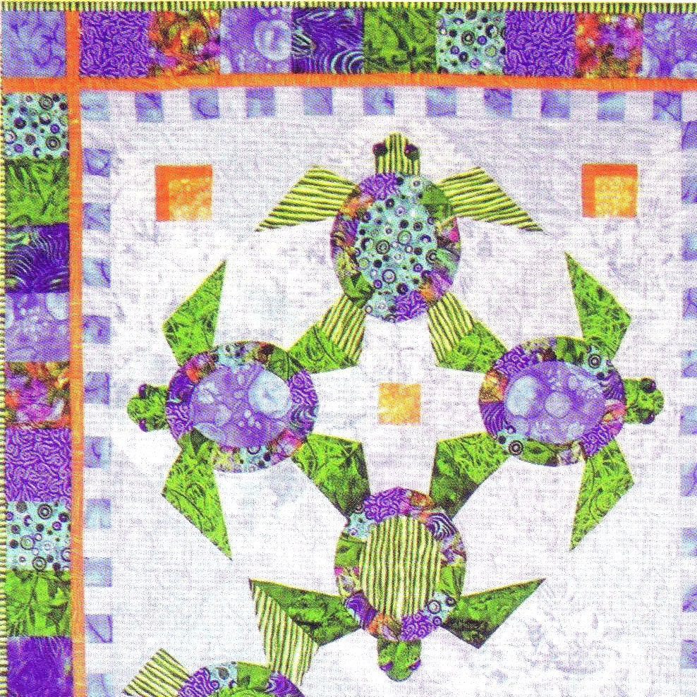 Sea Turtle Lap Quilt Pattern