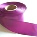 Raspberry Satin Ribbon: Single-sided dark raspberry satin ribbon 1 1/2 inches wide x 1 yard