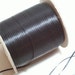 Double-faced black satin ribbon 1/8 inch x 10 yards precut CLEARANCE