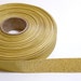 Metallic Gold Grosgrain Ribbon 7/8 inch wide x 10 yards SECOND QUALITY FLAWED