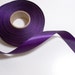 Single-Sided Dark Plum Satin Ribbon 7/8 inch wide x 15 yards CLEARANCE