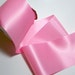 4 Inch Satin Ribbon Cotton Candy Pink Single-Faced x 1 yard
