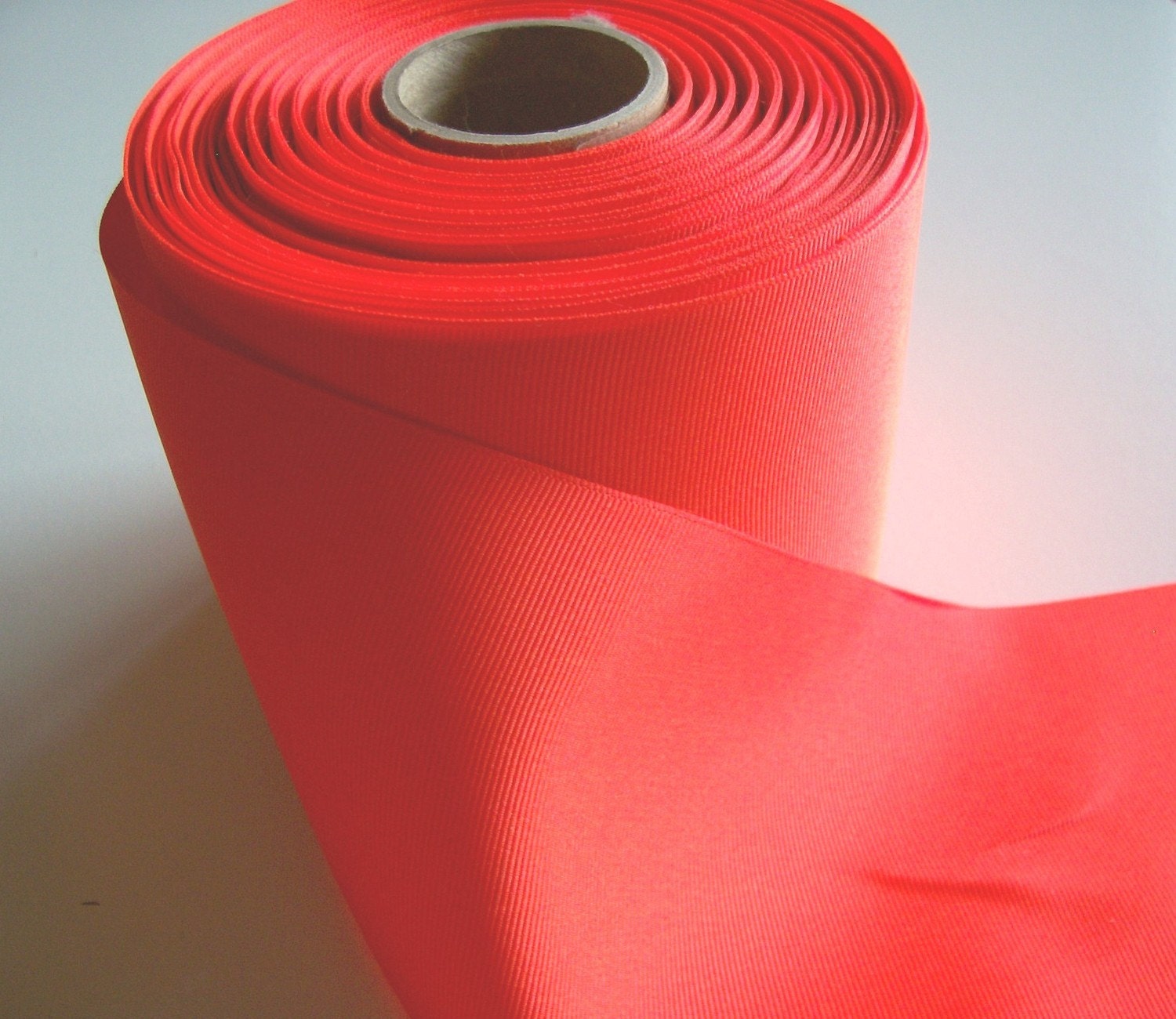 bright orange grosgrain ribbon 4 inches wide x 3 yards precut bright orange grosgrain ribbon 4 inches wide x 3 yards precut