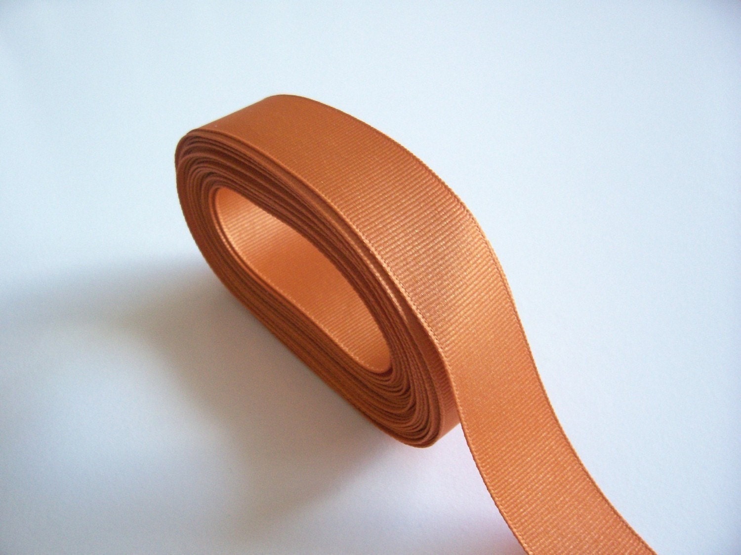 Orange Ribbon Pumpkin Orange Grosgrain Ribbon 7/8 inch wide x