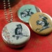 Woodland Creatures Recycled Magnetic LOCKET SET By Polarity