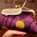 Custom order for Marimekko Purple Eggplant Clutch for M Clark