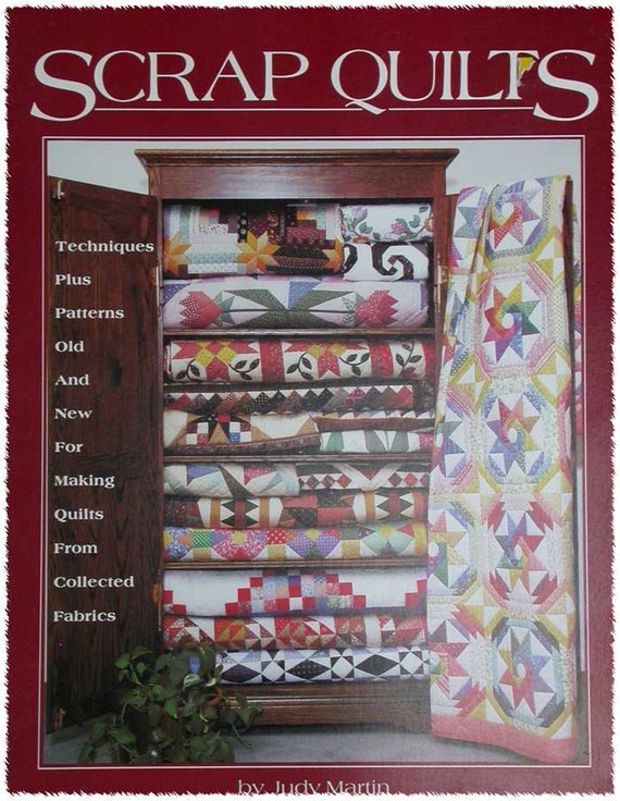 Scrap Quilt Pattern Book by Judy Martin by TheHowlingHag on Etsy
