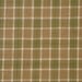Cotton Homespun Fabric Green, Brown And Natural Medium Plaid 68 x 44 End Of The Bolt