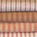 Red Ticking Fat Quarter Bundle Of 4 - LAST ONE