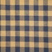 Homespun Fabric | Blue Homespun Material | Large Check 3/8 Inch Material | 27 x 44