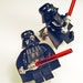 Full body Darth Vader LEGO silver toned cufflinks in FREE gift box