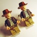 Full body Indiana Jones silver toned cufflinks in gift box