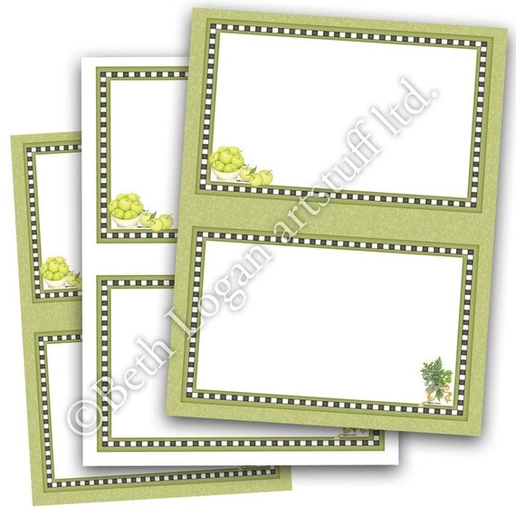 Recipe Binder Refill Pages 13 Downloadable PDF Files