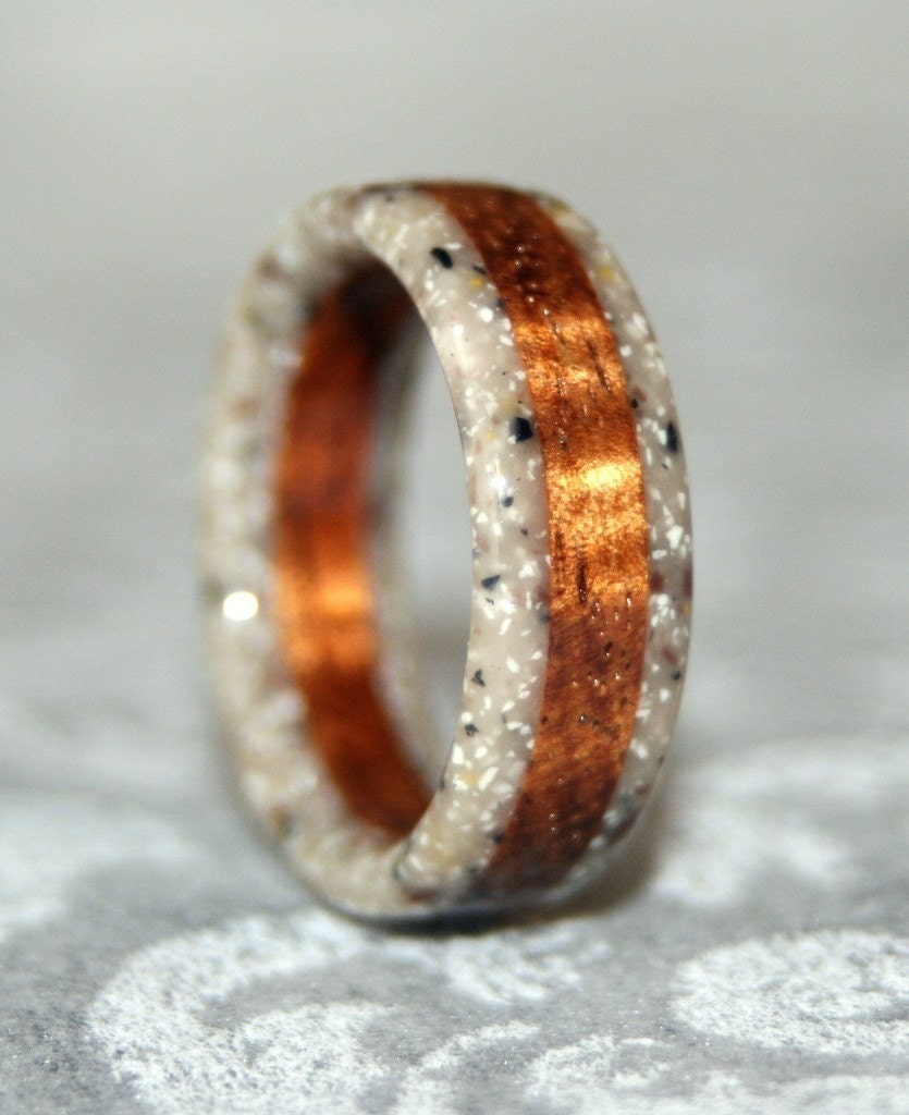 Custom Wooden or Corian Ring or Wedding Band
