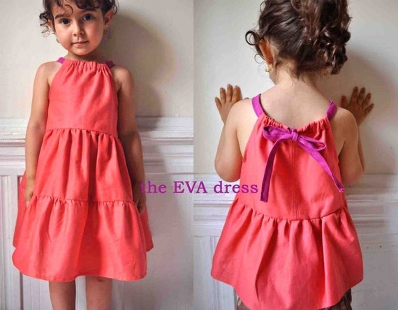 The eva dress Instant download 6m to 6T Easy sewing