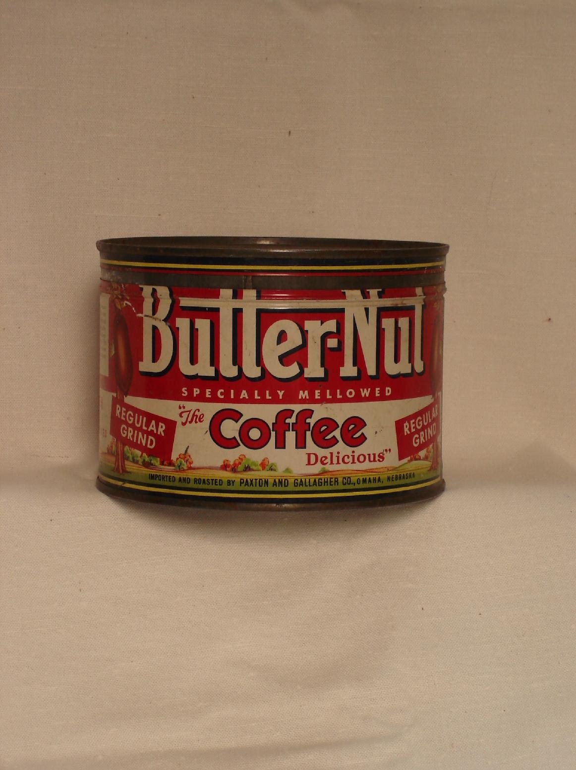 Vintage ButterNut Coffee Tin